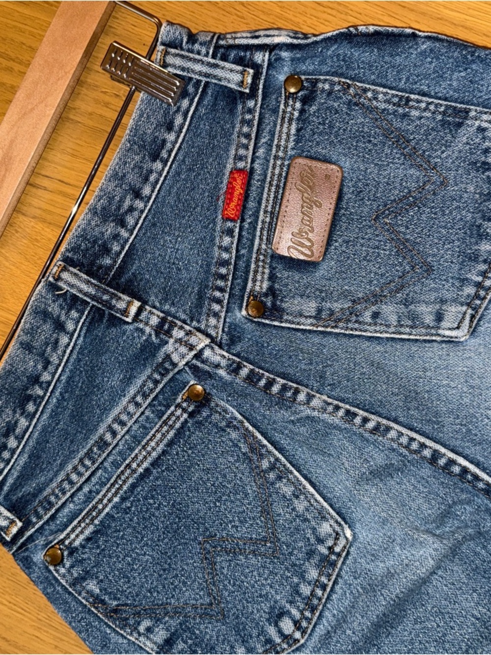 Vintage Wrangler High Rise Women's Blue Denim Jeans - Picture 2 of 7